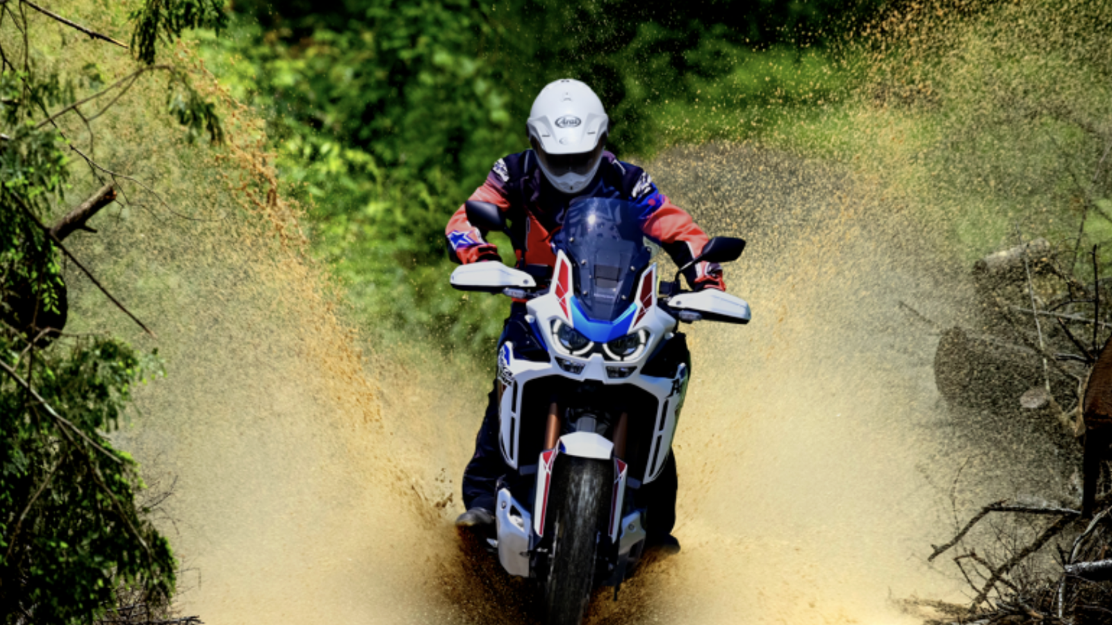 Arai Tour X5 on rider